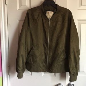 Olive green Bomber Jacket